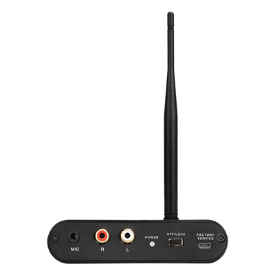 Transmisor Inalámbrico Silent Disco / Entrada RCA y Micrófono Simultánea / Alcance 300 m (984 ft) / Batería 1000 mAh / Autonomía 12 | SIERRA STORE