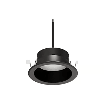 Luminario LED Empotrado Techo KAMUY / 20 W / 1440 lm / 3000 K Luz Cálida Brillante / 100-277 V / IP20 / Carcasa Plástico Negro / No | SIERRA STORE