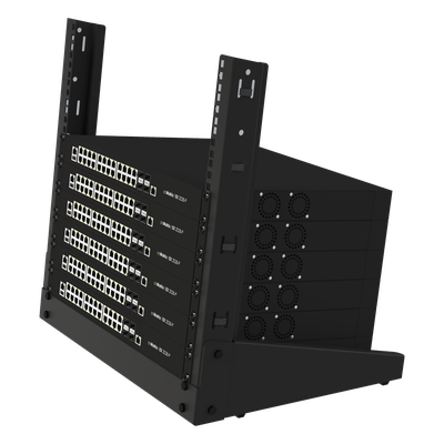 LINKEDPRO BY EPCOM LPIR10U - Rack de 19", 9 UR,  Para Uso en Mesa. Ideal para Instalaciones, Temporales / Pruebas / Exhibición | SIERRA STORE