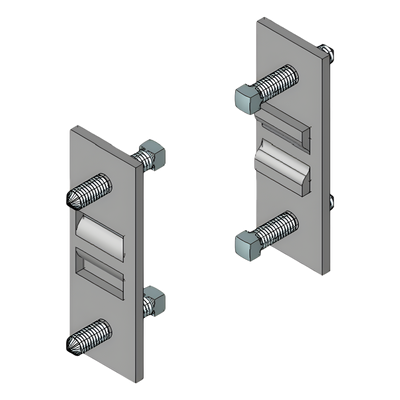 Mordaza Interior para Vigas / Acero 4.7 mm / Carga 360 kg / Electrogalvanizado / Par | SIERRA STORE