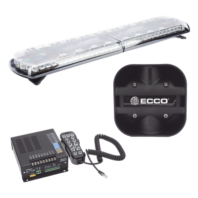 Kit de Sirena Vehicular / Barra de Luces 48 in (121.9 cm) / 130 LED / Dual Color / 100 W / 48 Patrones / SAE J1849 | SIERRA STORE