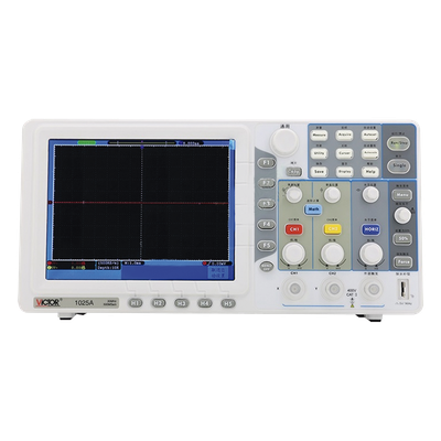 Osciloscopio Análogo de Mesa / 2 Canales + 1 Externo / 30 MHz / 250 MS/s / Pantalla LCD 8' / USB 2.0 y LAN | SIERRA STORE