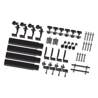 Sistema de Montaje para Paneles Solares / Arreglo 1x4 / Aluminio Anodizado / Inclinación Ajustable 20-45° / Resistencia Viento 136 km/h | SIERRA STORE