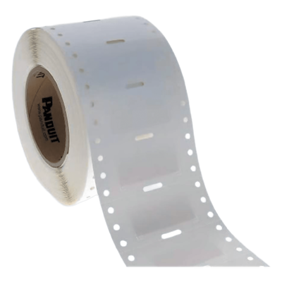 PANDUIT T038X000FJT - Etiqueta de Cinta Continua / 9.7 mm (0.38 in) / Poliolefina Blanca / Transferencia Térmica / 30.5 m (100 ft) / | SIERRA STORE
