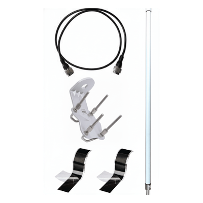 Antena LoRa Exterior Omnidireccional / 5.5 dBi / Frecuencia 860-930 MHz / IP67 / Resistencia al Viento 200 km/h / Kit de Montaje en | SIERRA STORE