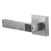 Manija Electrónica Biométrica / 30 Usuarios / Reversible Izquierda o Derecha / Níquel Satinado / Pilas AAA / Pestillo Anti-Tarjeta | SIERRA STORE