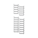PANDUIT XG-FMS45W - Kit de Dedos para Gestión de Cables / 100 mm de Longitud / Para Gabinetes de 42 o 45 UR / Anchura Ajustable | SIERRA STORE