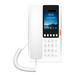 Teléfono IP Hotelero Wi-Fi 6 / Pantalla IPS 3.5" 320x480 / 2 Líneas SIP / 5 Teclas Programables / Puerto USB-A / PoE 802.3af / Audio | SIERRA STORE