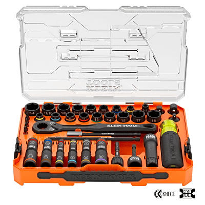 Juego de Dados de Impacto / Paso a Través / 39 Piezas / SAE y Métrico / Sistema KNECT / Adaptador 3/8" | SIERRA STORE