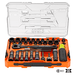Juego de Dados de Impacto / Paso a Través / 39 Piezas / SAE y Métrico / Sistema KNECT / Adaptador 3/8" | SIERRA STORE
