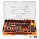 Juego de Dados de Impacto / Paso a Través / 39 Piezas / SAE y Métrico / Sistema KNECT / Adaptador 3/8" | SIERRA STORE