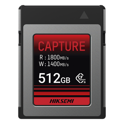HIKSEMI by HIKVISION HS-CFE-E300/512G - Memoria CFexpress Tipo B / 512 GB / 1800 MB/s Lectura / 1700 MB/s Escritura / PCIe Gen 3×2 / | SIERRA STORE