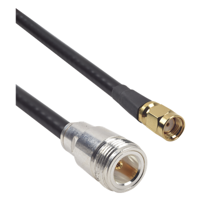 EPCOM INDUSTRIAL SNH-240UF-SMAI-60 - Cable LMR-240UF (Ultra Flex) de 60 cm con conectores N Hembra y SMA Macho Inverso | SIERRA STORE