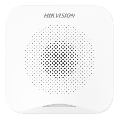 HIKVISION DS-PS201-WB - Sirena Interior / Volumen 80-95 dB / 4 Tipos Alarma / Duración 10 s - 15 min / Autonomía 2 Años | SIERRA STORE