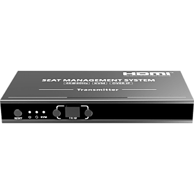 Transmisor KVM por IP | 4K@60Hz | 120 m con PoE | Loop-out | Multiview y Videowall | HDMI 2.0 | USB 2.0 | Metálico | SIERRA STORE