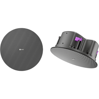 Altavoz de Techo Pasivo 2 Vías | 6.5" (165 mm) Coaxial | 8Ω y 70V/100V | 30W Continuo | 90dB Sensibilidad | 105dB SPL Continuo | 107dB | SIERRA STORE