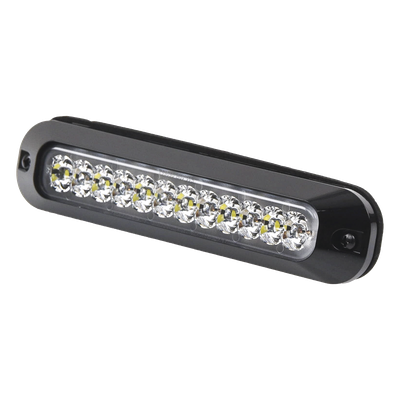 Luz perimetral / 12 LEDs Ultra Brillantes / Rojo/Claro / 12-24 VCC / 157mm / SAE J595 Clase I | SIERRA STORE