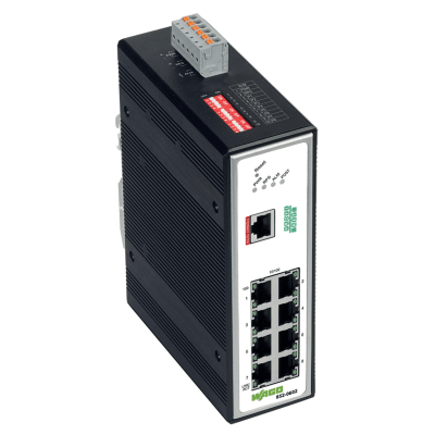 Switch Industrial Gestionable / 8 Puertos 100Base-TX / PROFINET Clase B / Alimentación 12-60V DC / IP30 / -40°C a +70°C / ...
