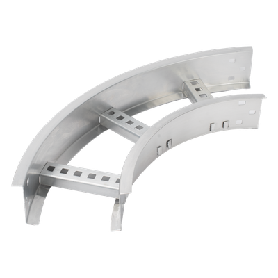Curva Horizontal de Aluminio / Perfil Z / Peralte 3 1/4" / Ancho 6" / Radio 8" / 90° / Incluye Tornillería | SIERRA STORE