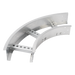 Curva Horizontal de Aluminio / Perfil Z / Peralte 3 1/4" / Ancho 6" / Radio 8" / 90° / Incluye Tornillería | SIERRA STORE