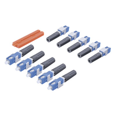 Conector Mecánico / SC/UPC / Monomodo / 3 mm (0.12 pulgadas) / Pre-pulido / 10 piezas | SIERRA STORE