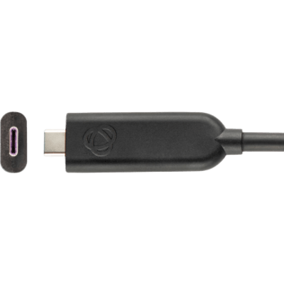 Cable Activo Híbrido AOC USB-C (M) a USB-C (M) | USB 3.2 Gen-2 Full Featured | 10 Gbps | 4K@60 Video | Carga 60W | K-Lock | 10.70 mts | SIERRA STORE