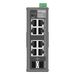 Switch Industrial Easy Managed / 8 Puertos Gigabit / 2× Combo RJ45/SFP / 16 Gbps / -40°C a 75°C (-40°F a 167°F) / Protección 6kV / | SIERRA STORE