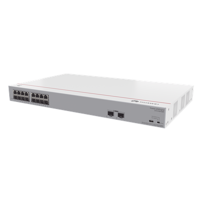 Switch Gigabit No Administrable PoE / 16 Puertos 10/100/1000 Mbps PoE+ / 2 Puertos SFP Uplink / 124W / 36 Gbps | SIERRA STORE