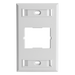 SIEMON CT2-FP-02 - Placa de Pared / 1 Puerto Acoplador / Estándar Británico 85x85mm / Color Blanco | SIERRA STORE