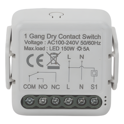 Módulo Switch Relé / Contacto Seco / 100-240V CA / 5A / 150W LED / ZigBee | SIERRA STORE