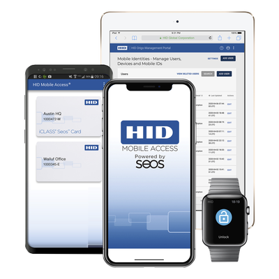 Credencial Móvil Virtual / Bluetooth 10 m (32.8 ft) / iOS y Android / Autenticación SEOS / Anti-Clonación | SIERRA STORE