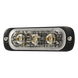 Luz Auxiliar LED / 3 LEDs Ámbar / Multivoltaje 12~24 VCD / 12 Patrones de Destello / IPX8 / SAE J595 Clase 1 | SIERRA STORE