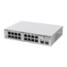 Switch MikroTik con 16 Puertos Gigabit Ethernet / 2 Puertos SFP+ 10G / Filtrado MAC y VLANs / SwOS Configuración Web - MIK...