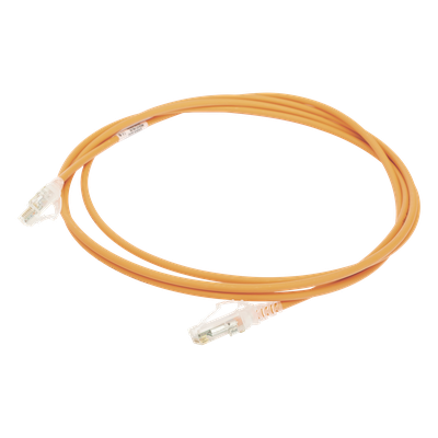 SIEMON MC6-07-0928 - Patch Cord Cat6 UTP / 28AWG Diámetro Reducido / CM/LS0H / 2.13 m (7 pies) / Naranja | SIERRA STORE