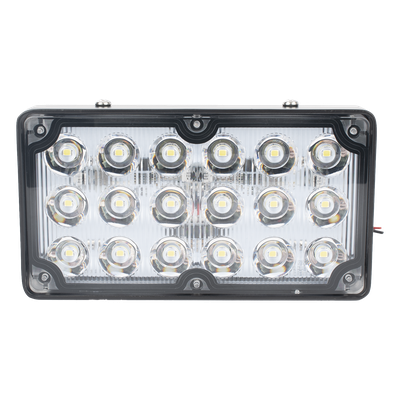 Luz de Escena LED / 6X3" / 12 VCC / 1.3 A Máx / Mica Clara / Montaje Permanente | SIERRA STORE
