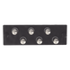 PANDUIT FAP6WSTZ - Placa Acopladora de Fibra Óptica / 6 Conectores ST Simplex / Monomodo OS1/OS2 / Diseño Modular | SIERRA STORE