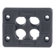 PANDUIT CEST1-B4 - Pasacables de 4 Orificios de Marco Rectangular de 1.81" X 1.42", IP54,  para Cables Terminados, color Negro | SIERRA STORE