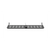 PANDUIT FLEX-PLATE1U - Organizador de Holgura para Fibra Óptica / 1 UR / 12 Casetes / Acero / 8.88' (225.5 mm) Profundidad / Negro | SIERRA STORE
