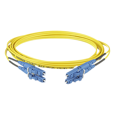 PANDUIT F92ERLNLNSNM006 - Jumper de Fibra Óptica / Monomodo OS2 9/125 / LC-LC Dúplex / OFNR Riser / 6 m (19.69 pies) / Amarillo | SIERRA STORE