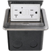Caja de Piso IP44 con GFCI / 20 A / 2500 W / AUTOTEST / Acero Inoxidable / Push to Open / Protección Aguas Abajo / Seguridad TR / Uso | SIERRA STORE