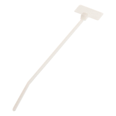 PANDUIT PLF1M-C - Cincho de Identificación Tipo Bandera / 109 mm x 2.4 mm / Área de Marcado 150.9 mm² / Nylon 6.6 / Rango -60°C a 85°C | SIERRA STORE
