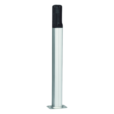 Base de PVC para Fotoceldas / Altura Ajustable 500 mm (1.64 ft) / Color Plata / Resistente a la Intemperie | SIERRA STORE