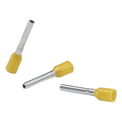 PANDUIT FSD85-16-L - Férula Aislada / 4 AWG / PIN 16 mm / Mango Amarillo / 50 pz | SIERRA STORE