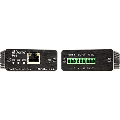 Decodificador Dante | 2 Canales | Salidas Mono Balanceadas | Alimentación PoE | Control de Volumen | Conversión 32 bits | Frecuencia | SIERRA STORE