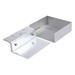 Kit de soporte ajustable / Movimiento lateral 1-1¼" (25-32 mm) / Aberturas 2¼"-3½" (57-89 mm) / Aluminio anodizado / 8½" (216 mm) de | SIERRA STORE