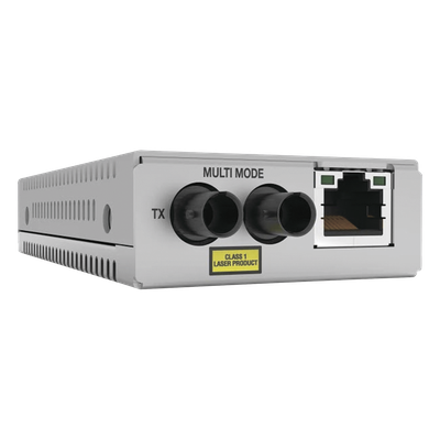 Convertidor de Medios / Fast Ethernet a Fibra Óptica / Multimodo ST / 2 km / Auto-MDI/MDIX / Jumbo Frames 10 KB | SIERRA STORE