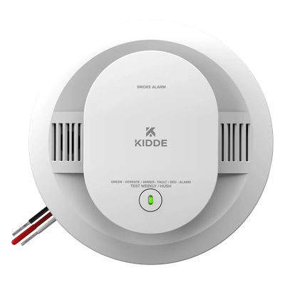 Detector de humo / Fotoeléctrico / 120 V CA alámbrico / Respaldo 2 baterías AA / Alarma 85 dB / Interconexión 24 dispositivos / Pieza | SIERRA STORE