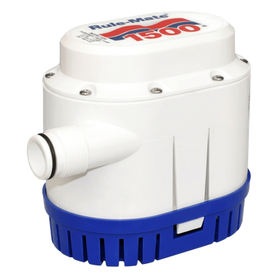 Bomba de Achique Automática / 1500 GPH / 12V CC / Altura 2.5 m (8.2 ft) / Interruptor Integrado / ABS Marítimo | SIERRA STORE