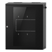Gabinete Rack / 24 UR / 19 Pulgadas / Puerta de Cristal / Carga 80 kg / Abatible 120° / Laterales Removibles | SIERRA STORE