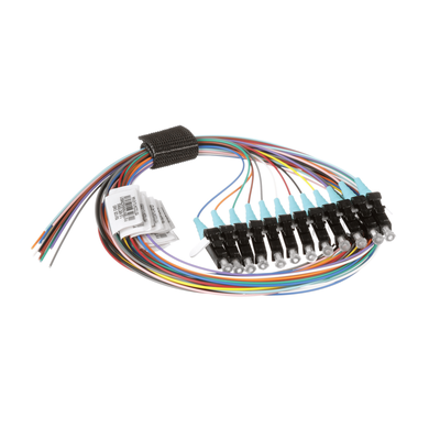 PANDUIT FXTBN1NNNSZM001 - Kit Pigtails / Conector LC / Multimodo OM3 50/125 / 900µm / 1 m (3.28 ft) / 12 unidades | SIERRA STORE